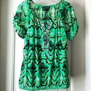 INC sheer top with tank